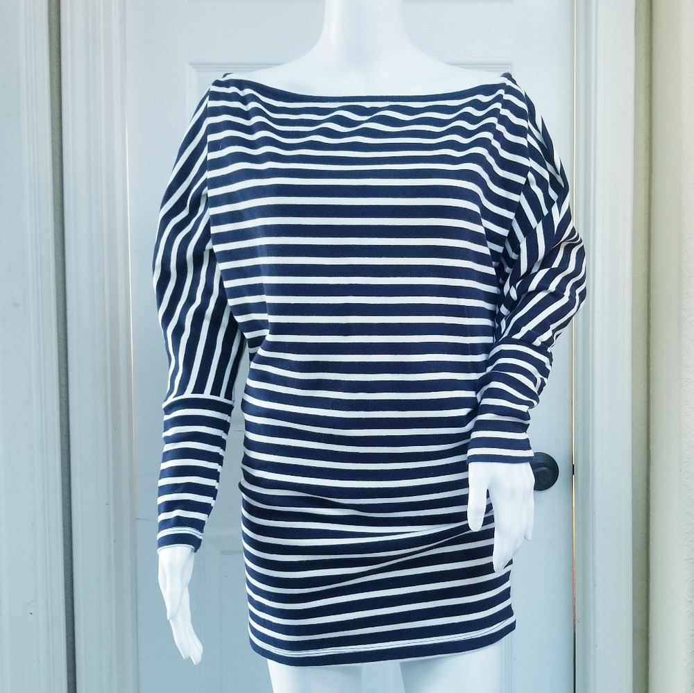 Free People Striped Longsleeve Top